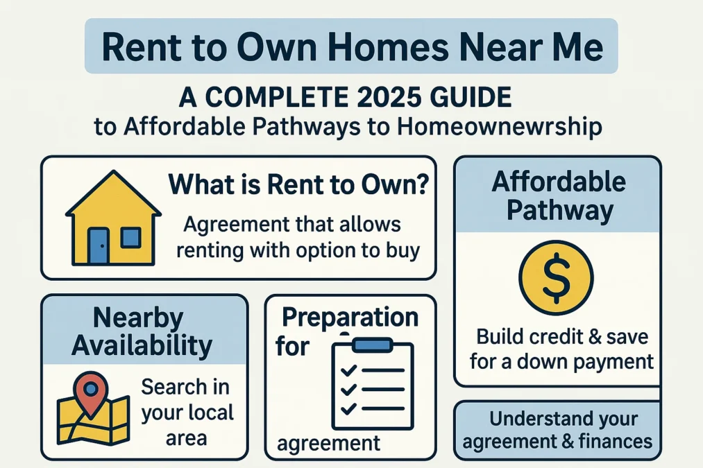 What is Rent to Own Homes Near Me: A Complete 2025 Guide to Affordable Pathways to Homeownership