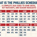 What Is the Phillies Schedule? A Complete 2026 Guide to Game Dates Key Matchups and Season Highlights