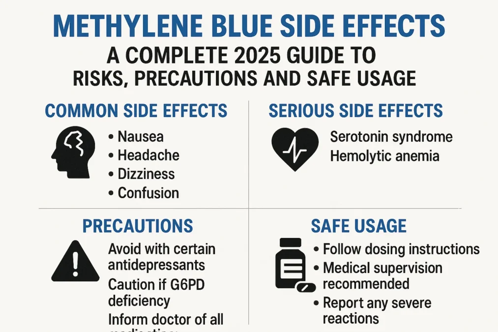 What is Methylene Blue Side Effects: A Complete 2025 Guide to Risks Precautions and Safe Usage