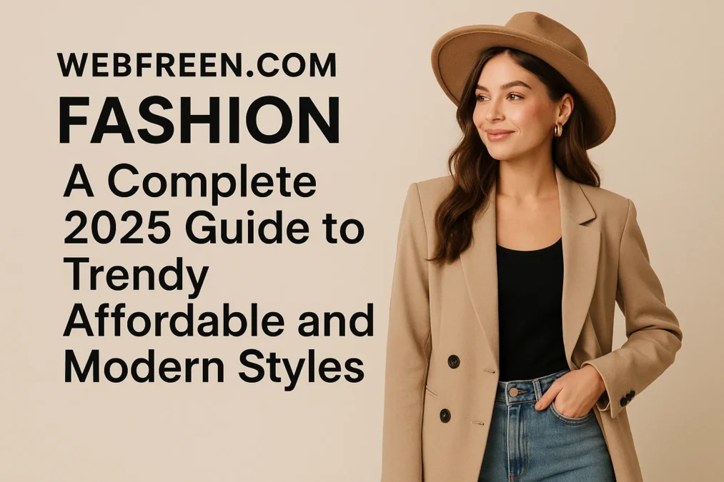 What is Webfreen.com Fashion: A Complete 2025 Guide to Trendy Affordable and Modern Styles