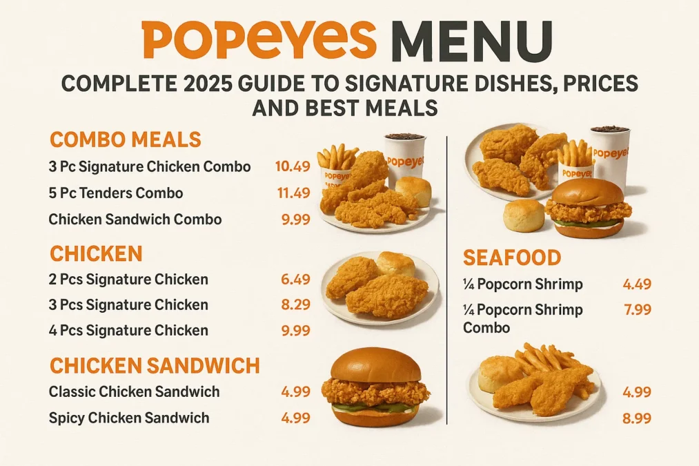 What Is Popeyes Menu: Complete 2025 Guide to Signature Dishes Prices and Best Meals